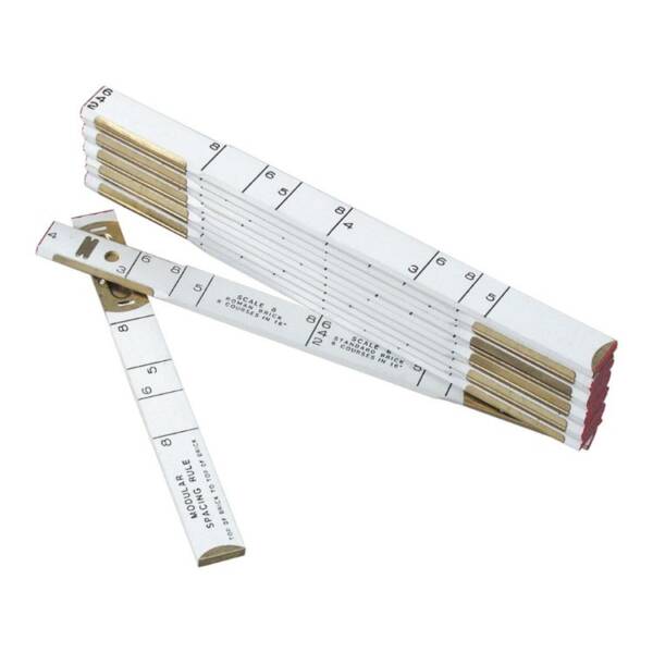 KRAFT TOOL CO. 6' Lufkin Wood Modular Folding Rule