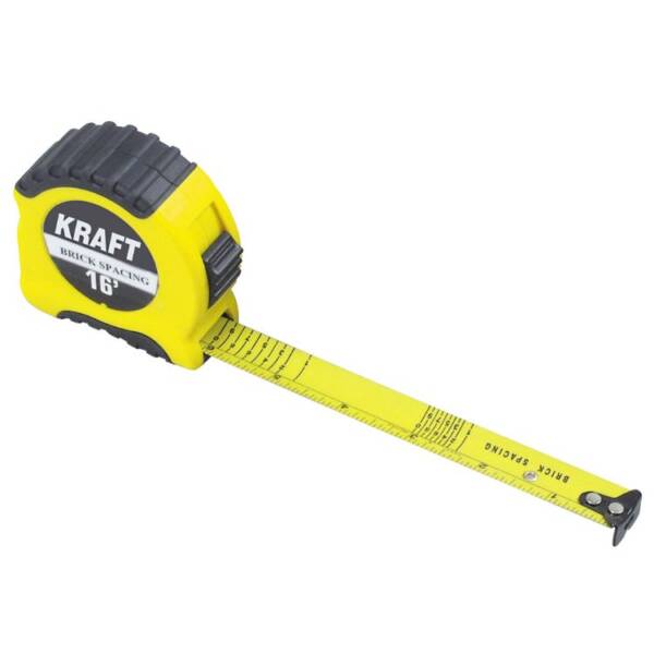 KRAFT TOOL CO. Mason's Spacing Tape 16-ft x 3/4-inches